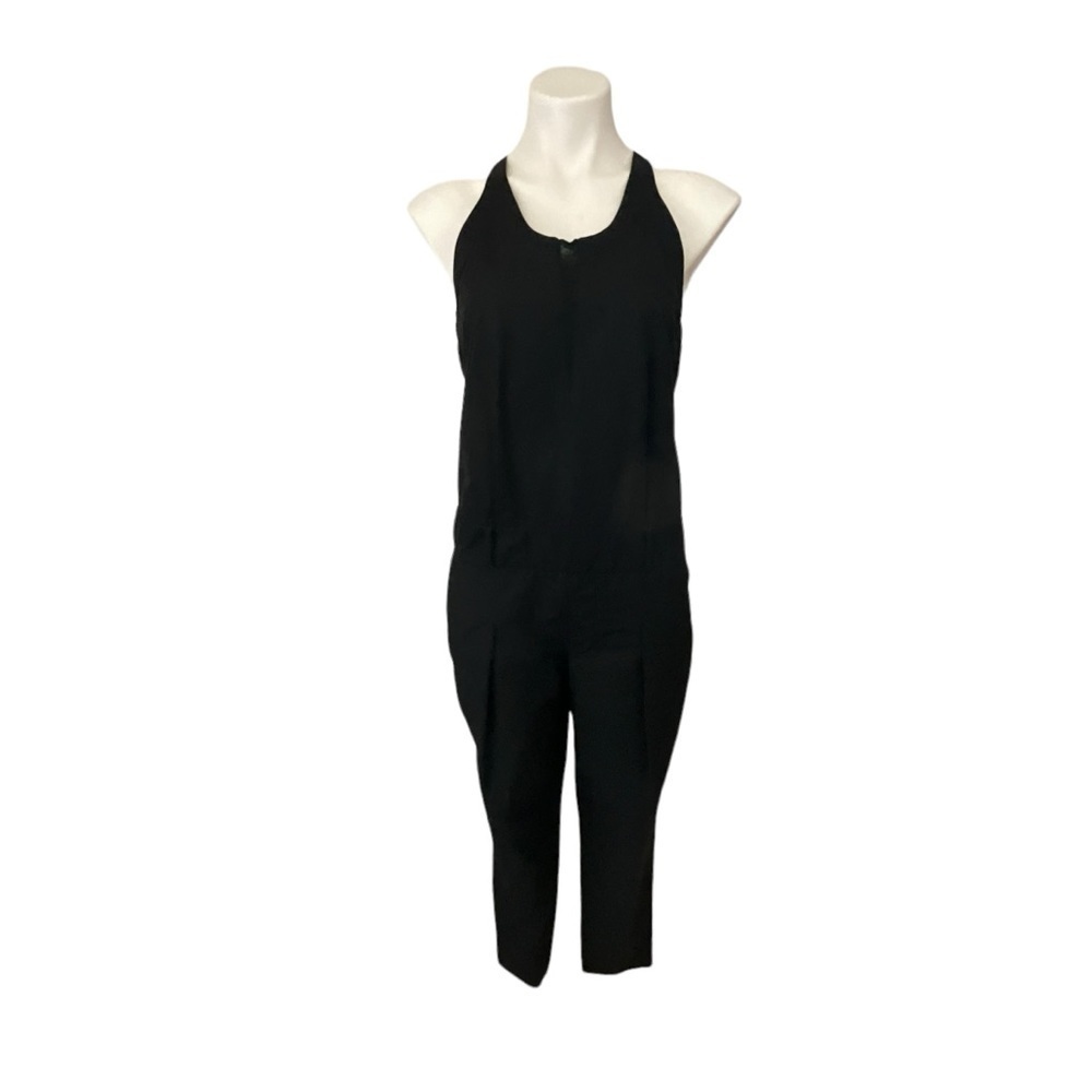 Helmut Lang‎ Odyssey Black Cotton Jumpsuit